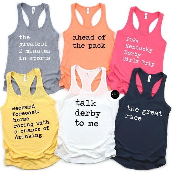 70+ QUOTES Group Kentucky Derby Tank Tops, Women Kentucky