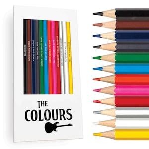 The Colours Colored Pencils for Fans of The Beatles
