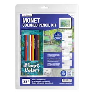 Monet Colors Colored Pencils & Coloring Pages