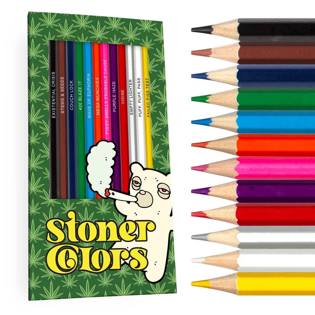 The Rolling Tones Colored Pencil Set for Fans of The Rolling Stones