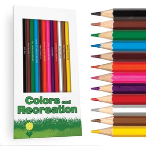 Colors and Recreation Colored Pencils for Fans of Parks & Recreation