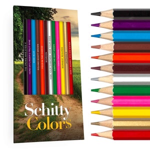 Schitty Colors Colored Pencils for Fans of Schitt&#39;s Creek