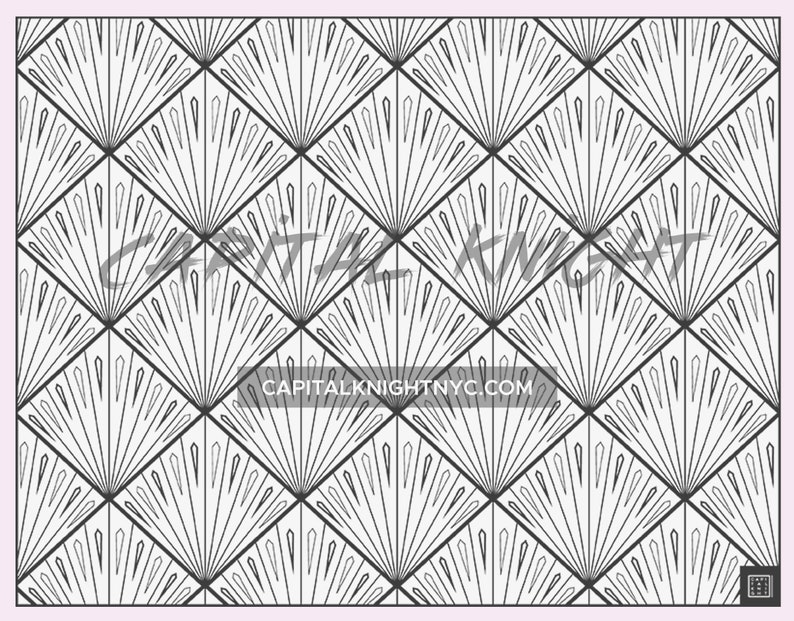PRINTABLE Adult Coloring Page Geometric Abstract Symmetrical - Etsy