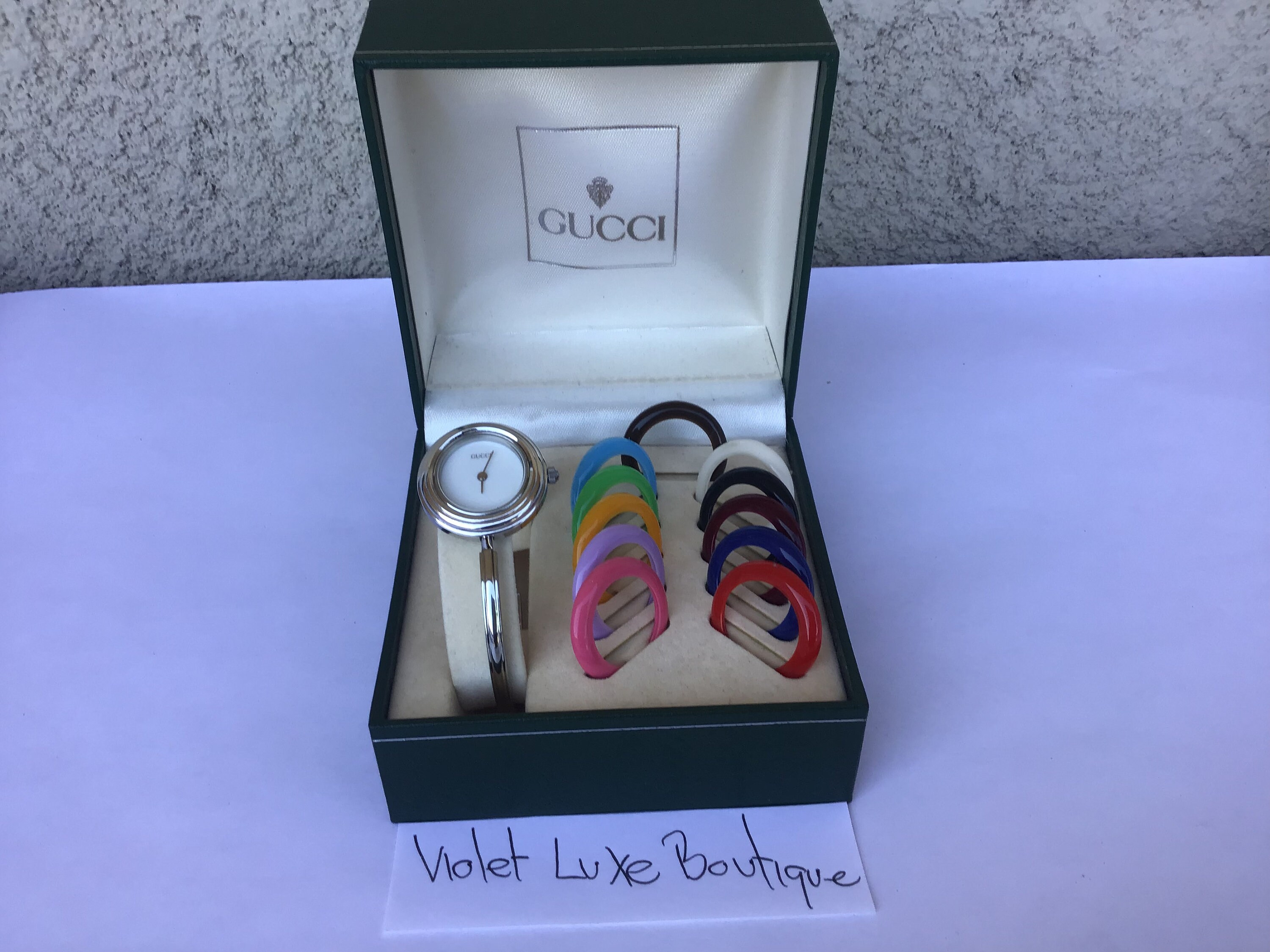 Gucci watch with diamond bezel new arrivals