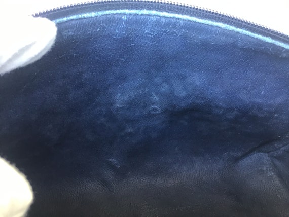 Vintage Gucci Shoulder Bag Blue Canvas Used Preow… - image 8