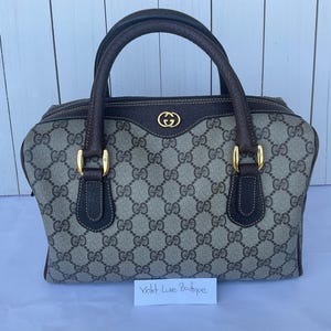 バッグ 90s archive grunge old GUCCI Boston y2k Gucci Vintage Boston - Etsy