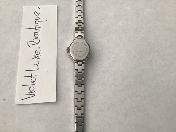 SWISS製 WALTHAM White Lady 17石 レディース手巻 ゆるく 