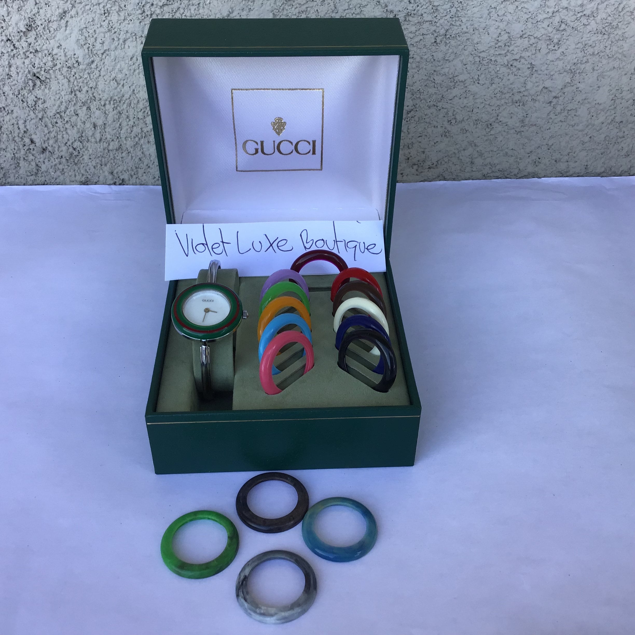 Vintage Gucci Watch With Interchangeable Bezel - Etsy Vintage Gucci Watch With Interchangeable Bezel - Etsy