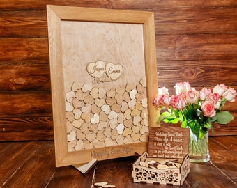 Rustic Wedding Guest Book Wedding Guest Book Alternative Wood Wedding Guest Book Natural Wood Wedding Drop Box Gift for a Couple Wedding