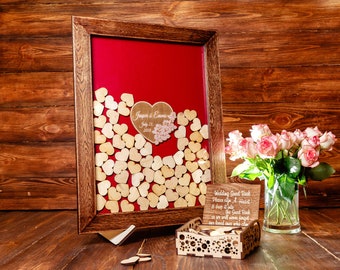 Personalized Wedding Guest Book Wedding Guest Book Alternative Custom Wedding Guest Book Drop Box Guest Book Wedding Guestbook Guest book