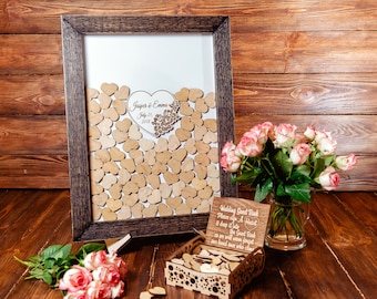 Oak wedding guest book, Wedding guest book alternative, Guest book, Wood wedding guest book, Custom wedding guest book, Guest book wedding