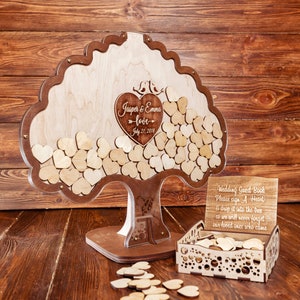 Rustic Wedding Guest Book, Guest Book, Wedding Gift, Wedding, Tree Wedding guest book, Wood wedding guest book, Wedding Guestbook, Guestbook image 2