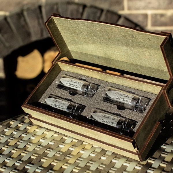 Shot Glass Box - Etsy