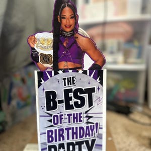 WWE Digital Favor Bag | Custom Birthday Printable | Wrestling Party Bag | Personalized PDF | WWE Party Decorations