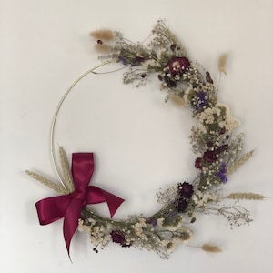 Natural Everlasting Dried Flower Wreath