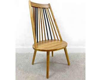 Teak Chair. Scandinavian Style Chair.  Hand Crafted Tallback Chair. Dining Room. Lounge Chair. Conservatory Chair. Occasional Chair.