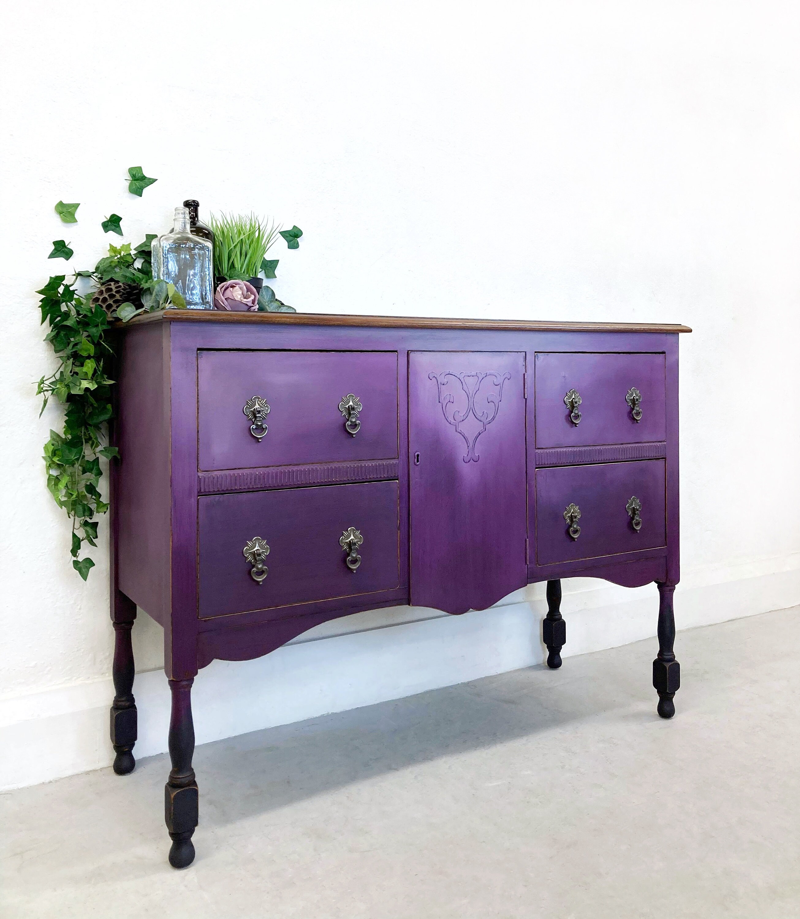 Purple sideboard clearance