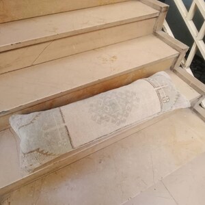 95 * 30cm tirar alfombra cojín lumbar Almohada oushak turca vintage, cojín de funda de lana, almohadas decorativas almohada de tiro