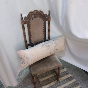 cojín de lanzamiento 80x30cm / 12 + 31inc.descolorido de lana rosa cojín de almohada de área lumbar