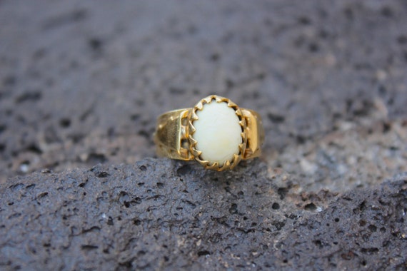 Antique 22K Ring, Antique Gold Ring, Victorian Ri… - image 1