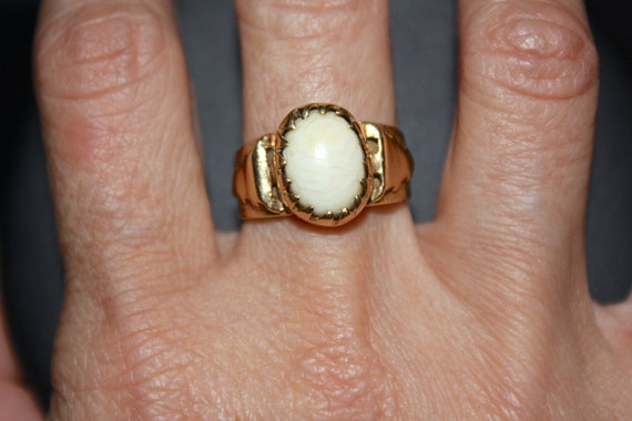 Antique 22K Ring, Antique Gold Ring, Victorian Ri… - image 9