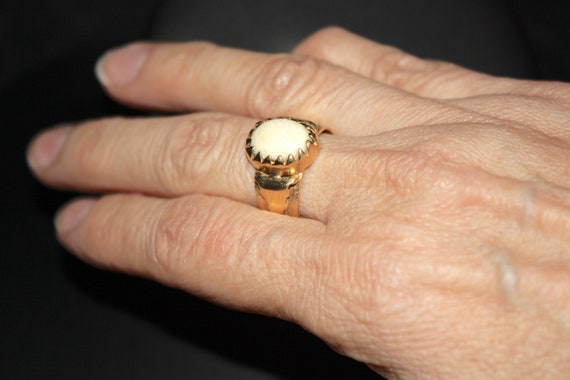 Antique 22K Ring, Antique Gold Ring, Victorian Ri… - image 5