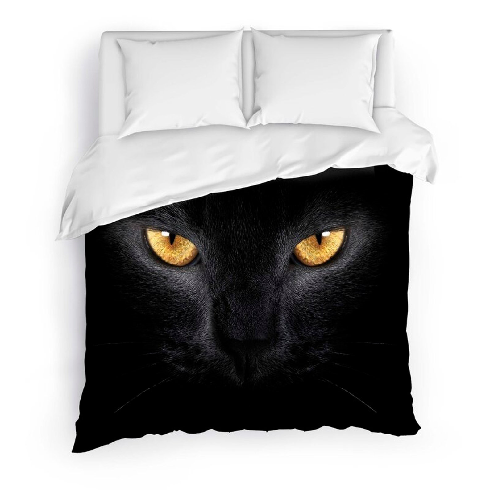 Cat Comforter or Duvet Cover Twin Queen King Size Etsy