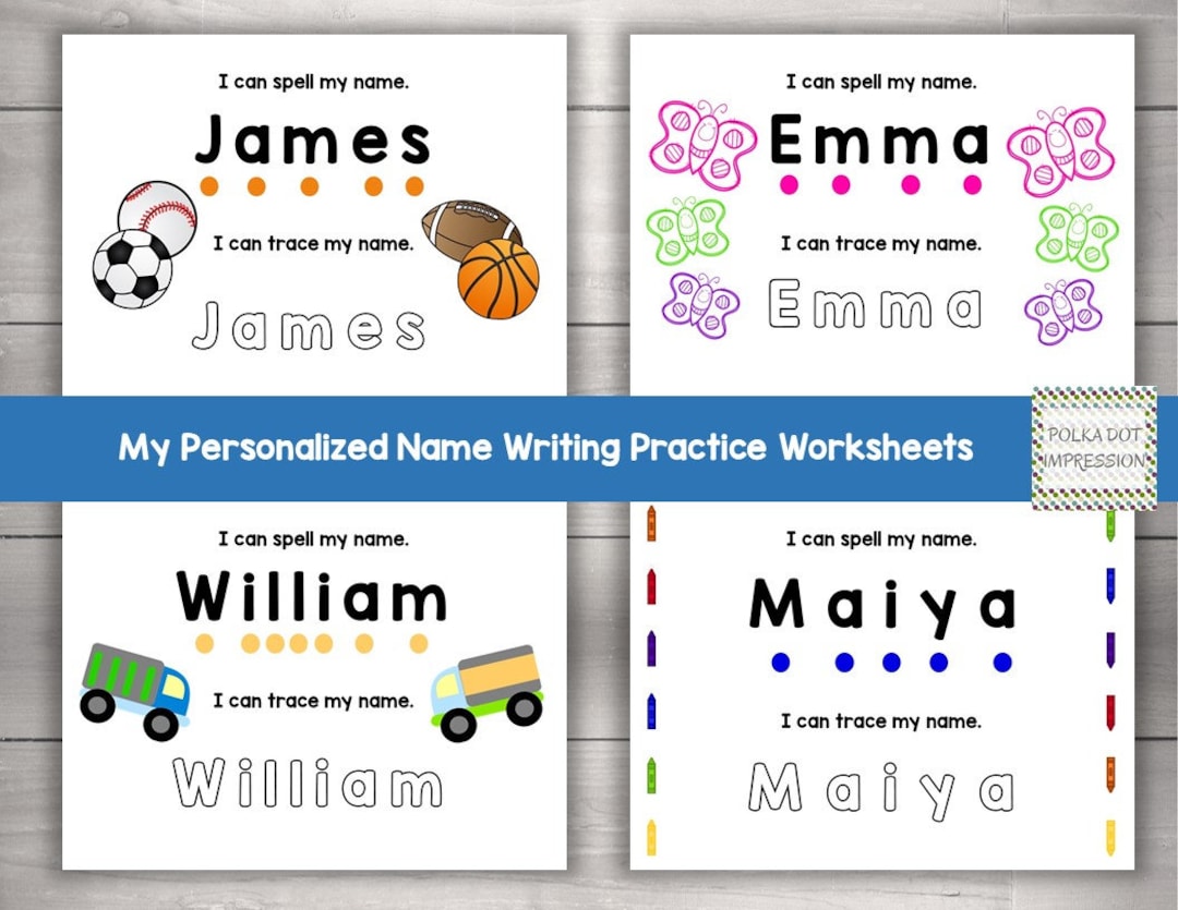 What's My Name? Worksheet: Free Printable PDF for Children