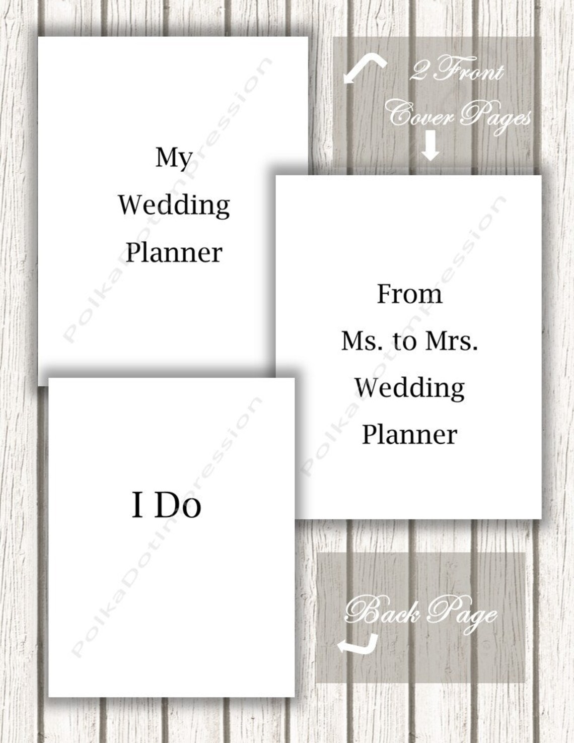 Neat &amp; Simple Wedding Planner, Printable Wedding Planner PDF, Wedding ...