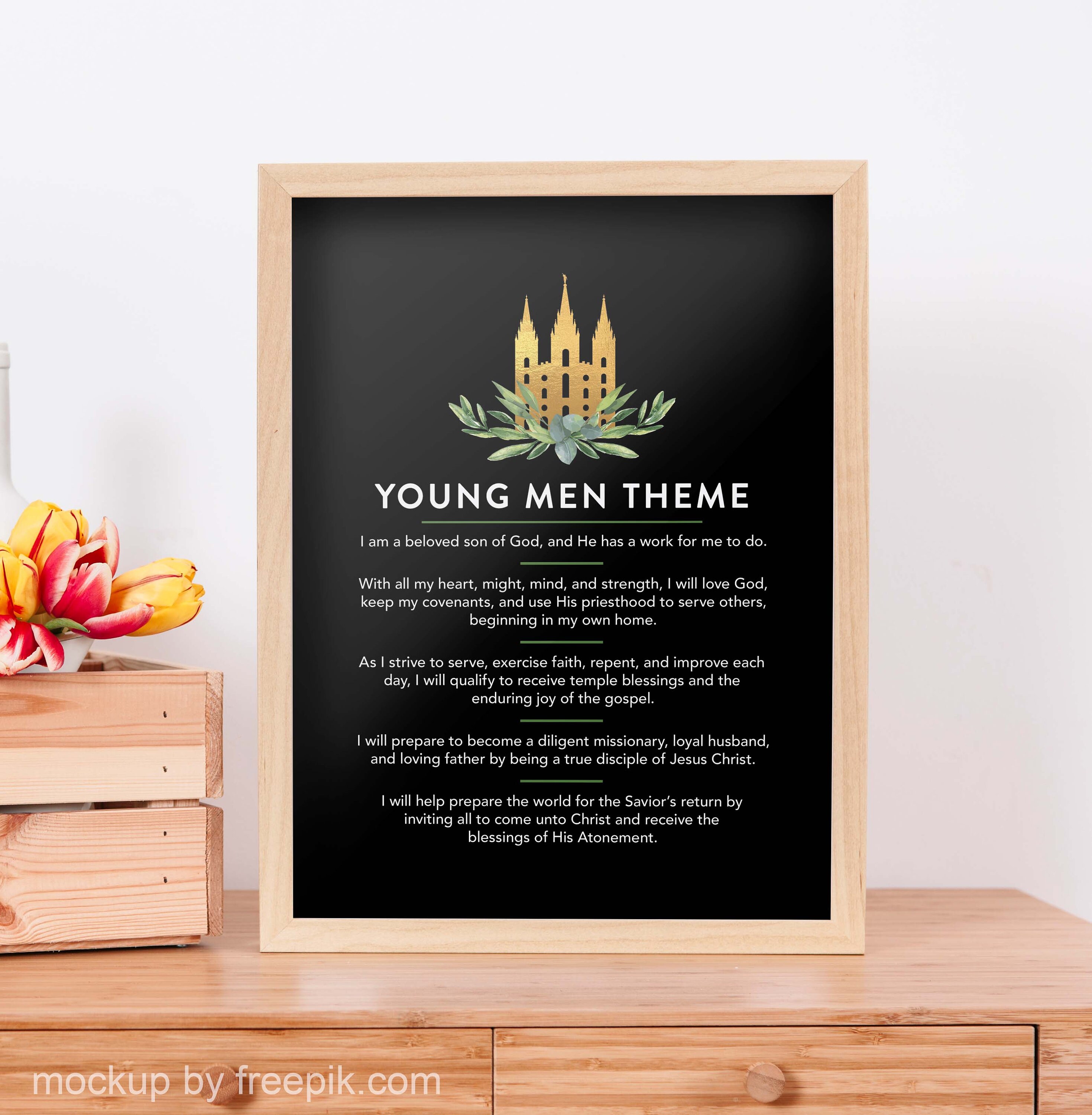 Modern LDS Young Men Theme LDS Young Men Print LDS Young Etsy