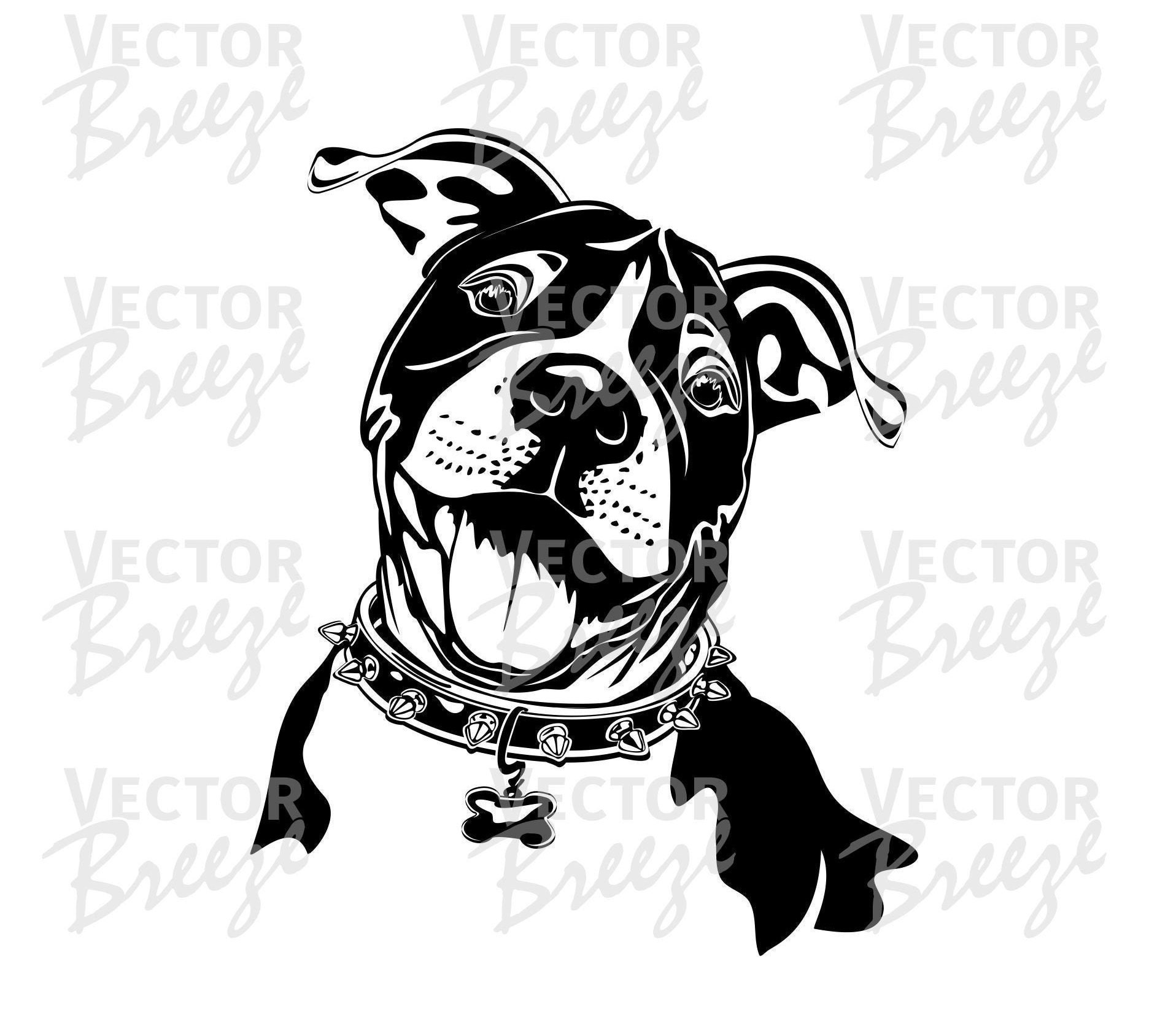 Free Free American Staffordshire Terrier Svg 500 SVG PNG EPS DXF File