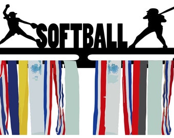 Softball Medal Hanger - Softball Award Display
