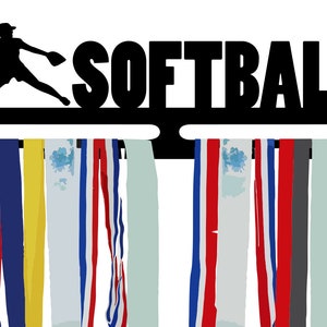 Softball Medal Hanger - Softball Award Display