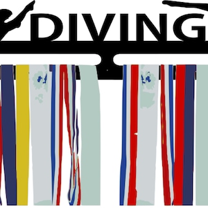 Diving Medal display rack hanger