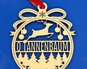 O Tannenbaum Christmas Ornament, Christmas Ornament, Christmas Gift