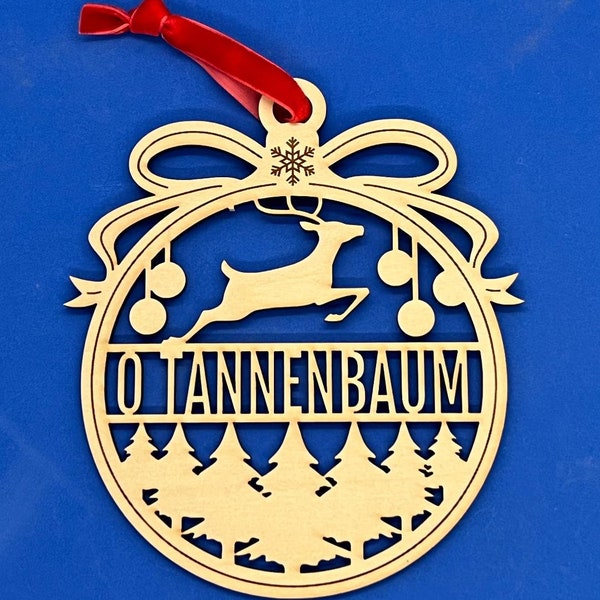 O Tannenbaum Christmas Ornament, Christmas Ornament, Christmas Gift