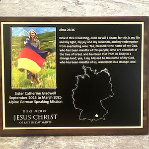 LDS Missionary Plaque | Personalized Missionary Plaque |  | Elder and Sister Missionaries | LDS Mission | Ward Missionary Plaques |