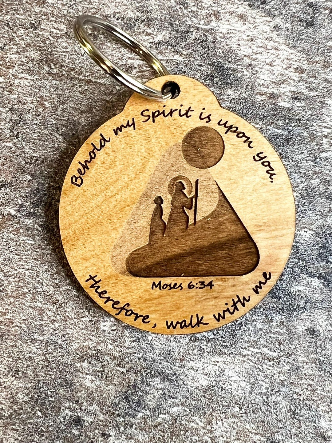 Laser Engraved LDS 2026 Youth Theme Key Tag, Moses 6:34 - Etsy