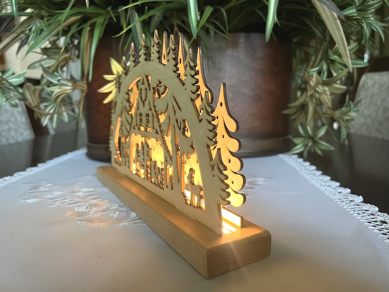 Schwibbogen German Candle Arch. Lighted German Candle Arch Etsy