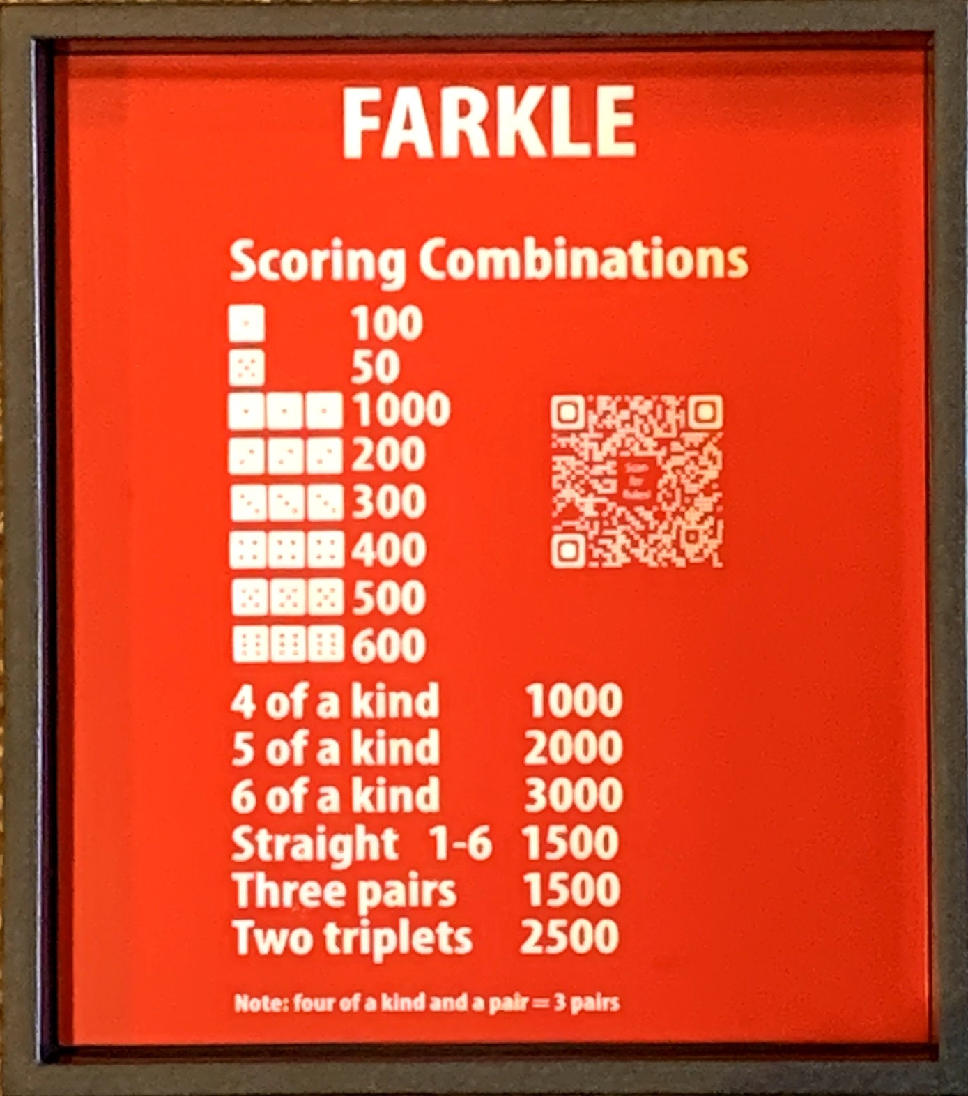 Plateau à Dés Farkle En Bois - Jeu De Dés Classique Familial Complet Avec Accessoires