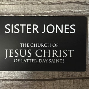 Missionary Name Tag, LDS Name Tag, Future Missionary Name Tag ...