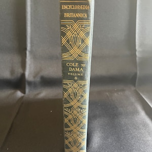Collectible Vintage 1929 Encyclopedia Britannica Vol. 6 Hardcover 14th Edition