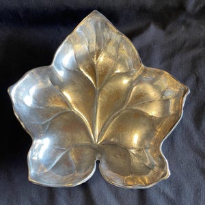 FB Rogers Silver Co Silver Plated Grape Leaf Dish FB Rodgers Silver Co