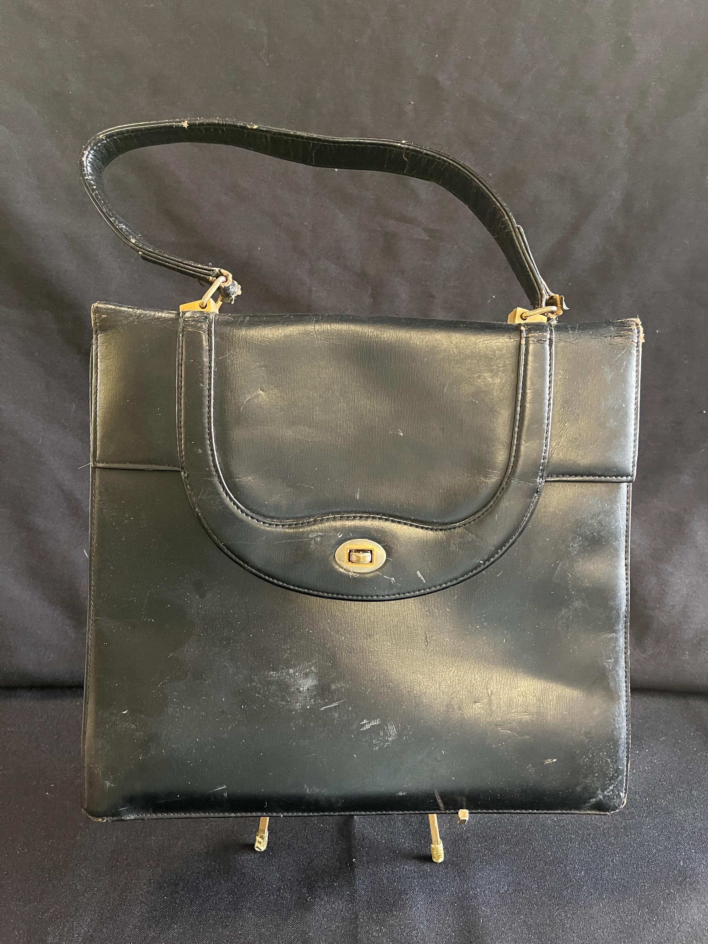 Dorian Bourke, leather backpack with black straps 1. Shopping outfit 2. Pre loved Gucci, original Diana bag  main image 2