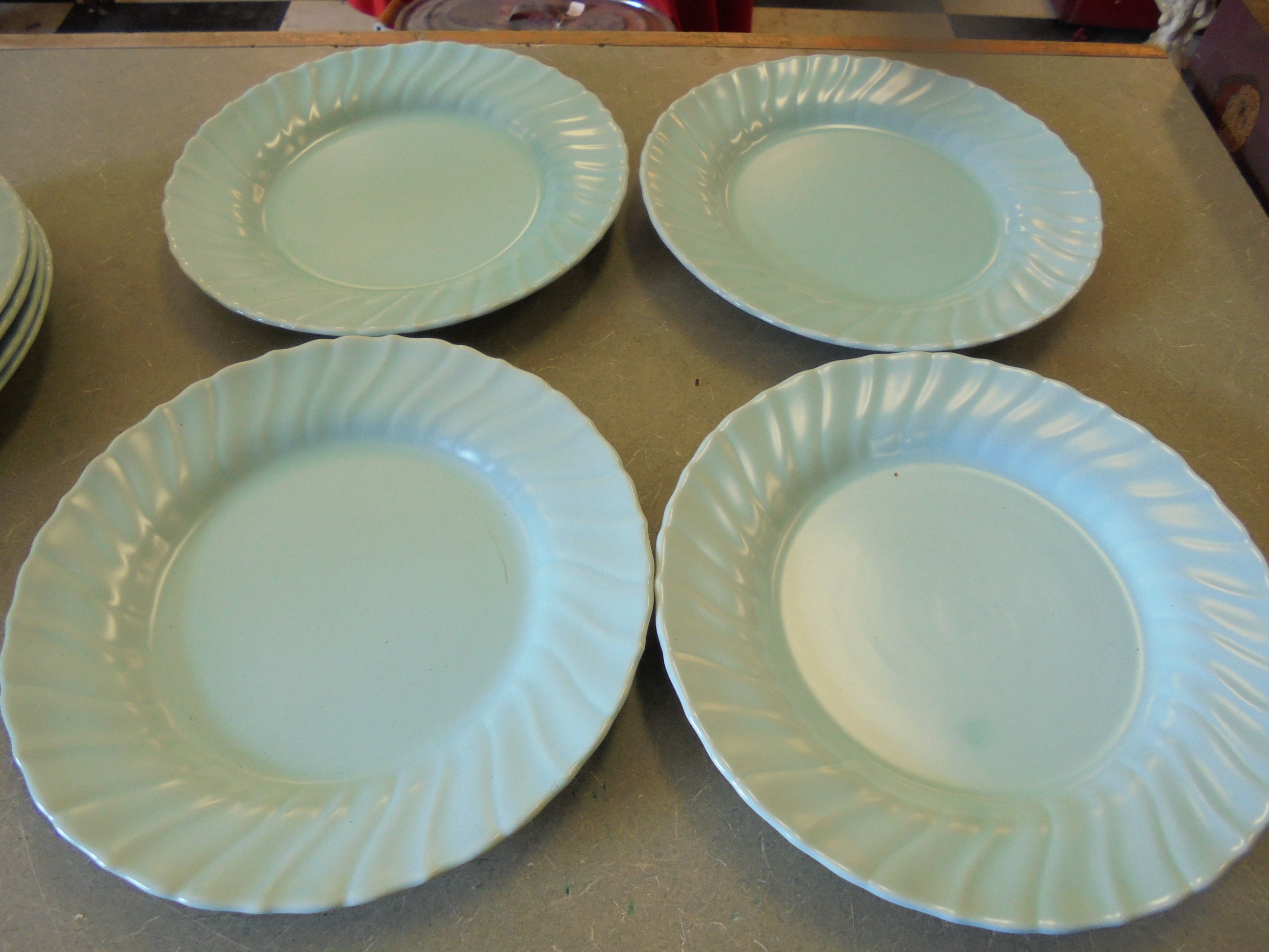 Vintage Franciscan Coronado Aqua Blue 9.25" Lunch Plate