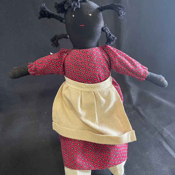 Vintage  Handmade Folk Art Rag Doll