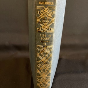 Encyclopedia Britannica Vol. 14 Hardcover 14th Edition 1929.