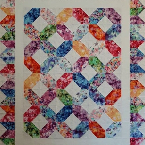 Precut Quilt Kit Ready to Sew No Cutting by Yous stormy Etsy