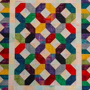 PreCut Quilt Kit! Ready To Sew! No Cutting By You! (Field of Color)