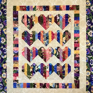 PreCut Quilt Kit!  Ready To Sew!  No Cutting By You! (Love Among the Flowers)